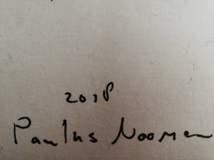 Paulus Noomen - GEOMETRIE / ORIGINEEL WERK / 14,5x10,5cm / SIG / 2018 kopen? Bied vanaf 30!