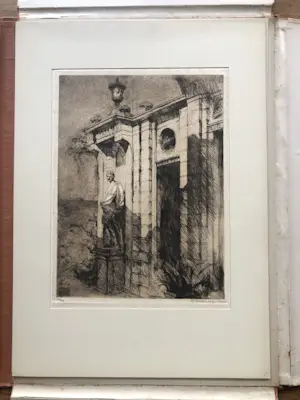 Betsy Westendorp-Osieck - Oude Amsterdamsche tuinhuizen, tien etsen door Betsy Westendorp-Osiek. kopen? Bied vanaf 690!