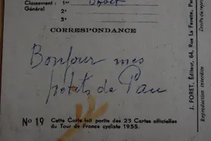 Kees van Dongen - litho - Ansichtkaart - Tour de France -18e etappe Pau kopen? Bied vanaf 30!