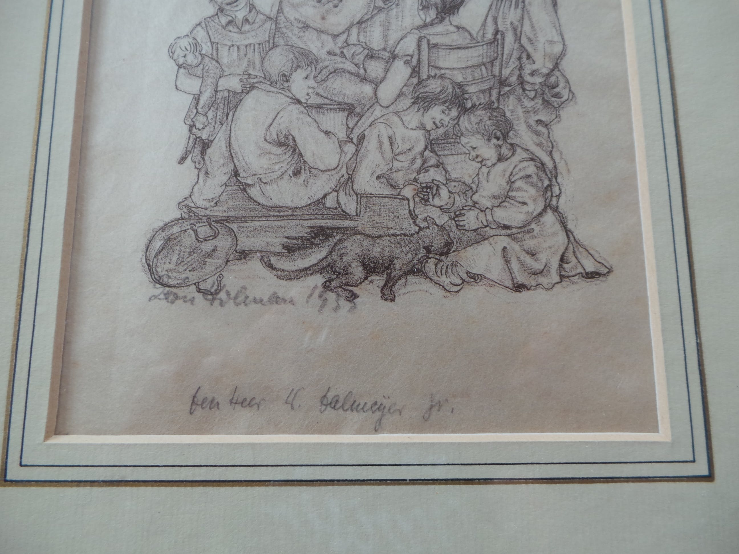 Niet of onleesbaar gesigneerd - Kinderen met muziek instrumenten  kopen? Bied vanaf 1!