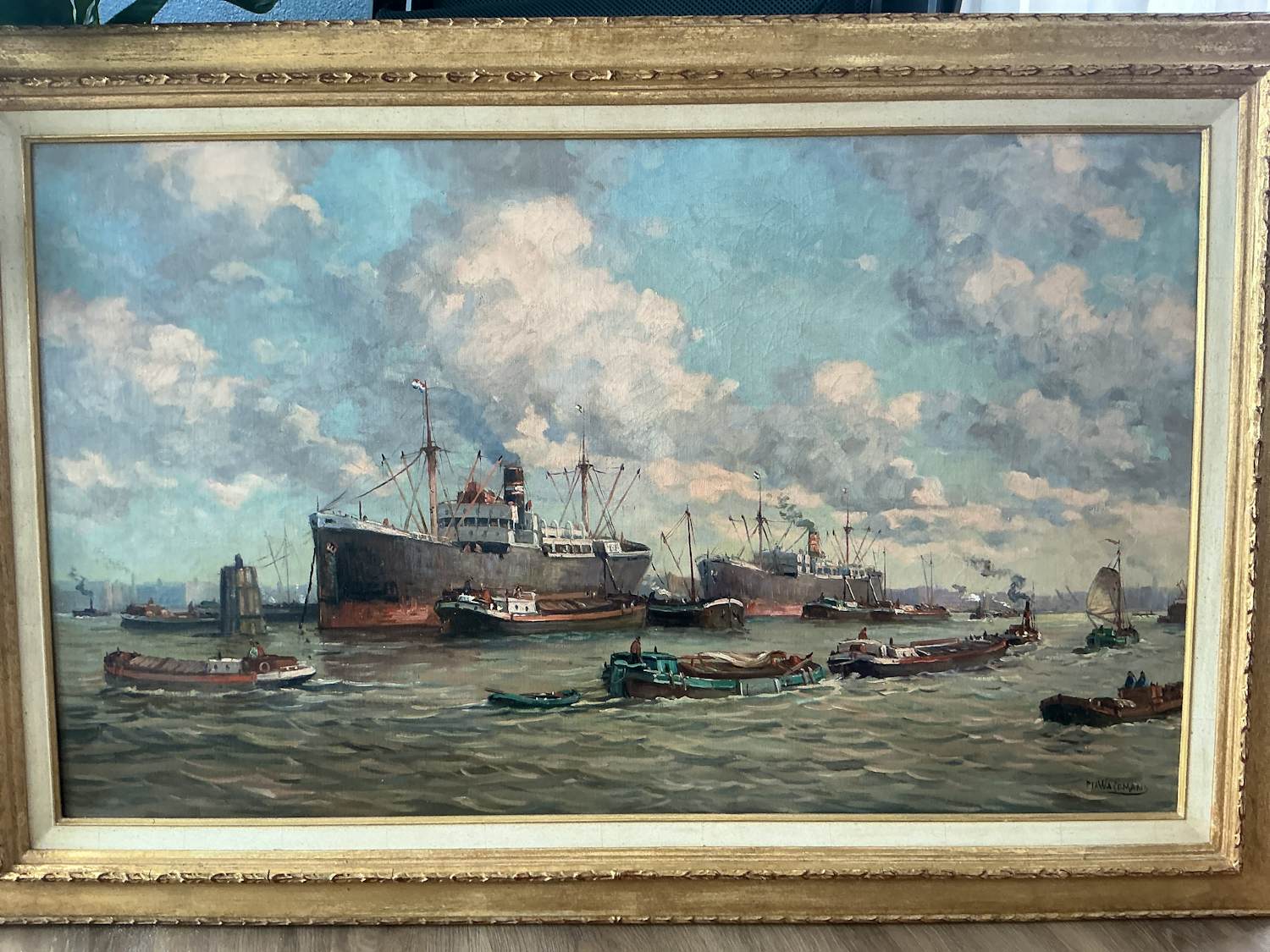 Buy Pieter Wagemans - Havenzicht? Bid from 1000!