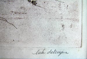Luk Debruyne - Landschap (ets sanguine) kopen? Bied vanaf 20!