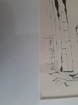 Jan Voets - Inkttekening, zonder titel kopen? Bied vanaf 40!