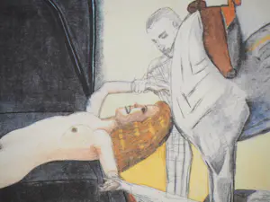 Pat Andrea - De kathedraal en surrealistische figuren, heliogravure kopen? Bied vanaf 50!