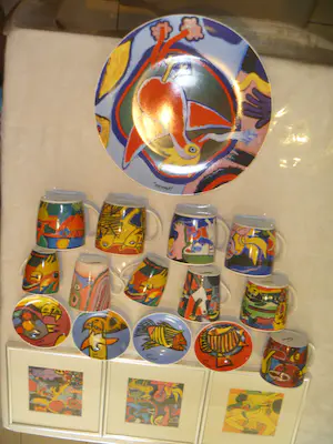 Corneille - groot kavel met items van Corneille , zie alle foto's kopen? Bied vanaf 75!