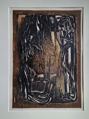 Marcel Fiorini - Erg mooie jaren 60 Ets/aquatint - la Dune aux vignes- kleine oplage - org. lijst kopen? Bied vanaf 55!