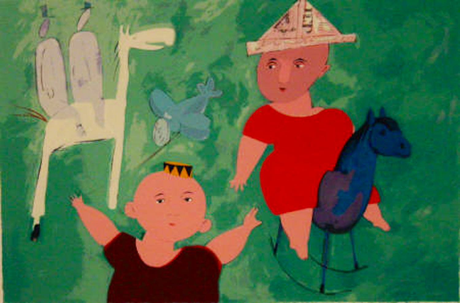 Wouter Stips - Kleurenzeefdruk I,LL ALWAYS TAKE CARE verkocht voor € 75!