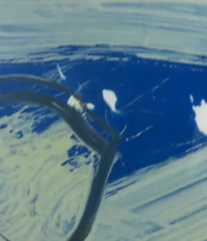 Piet Warffemius - Handbeschilderde zeefdruk, Abstracte compositie - Ingelijst kopen? Bied vanaf 50!