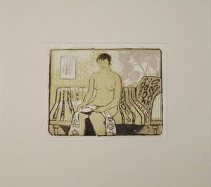 Otto B. de Kat - Zittende vrouw op sofa kopen? Bied vanaf 95!