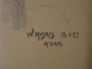 Wam Heskes - Amsterdam 1927 - (Houtskool)portret van jonge vrouw - Fraaie Art Deco lijst! kopen? Bied vanaf 10!