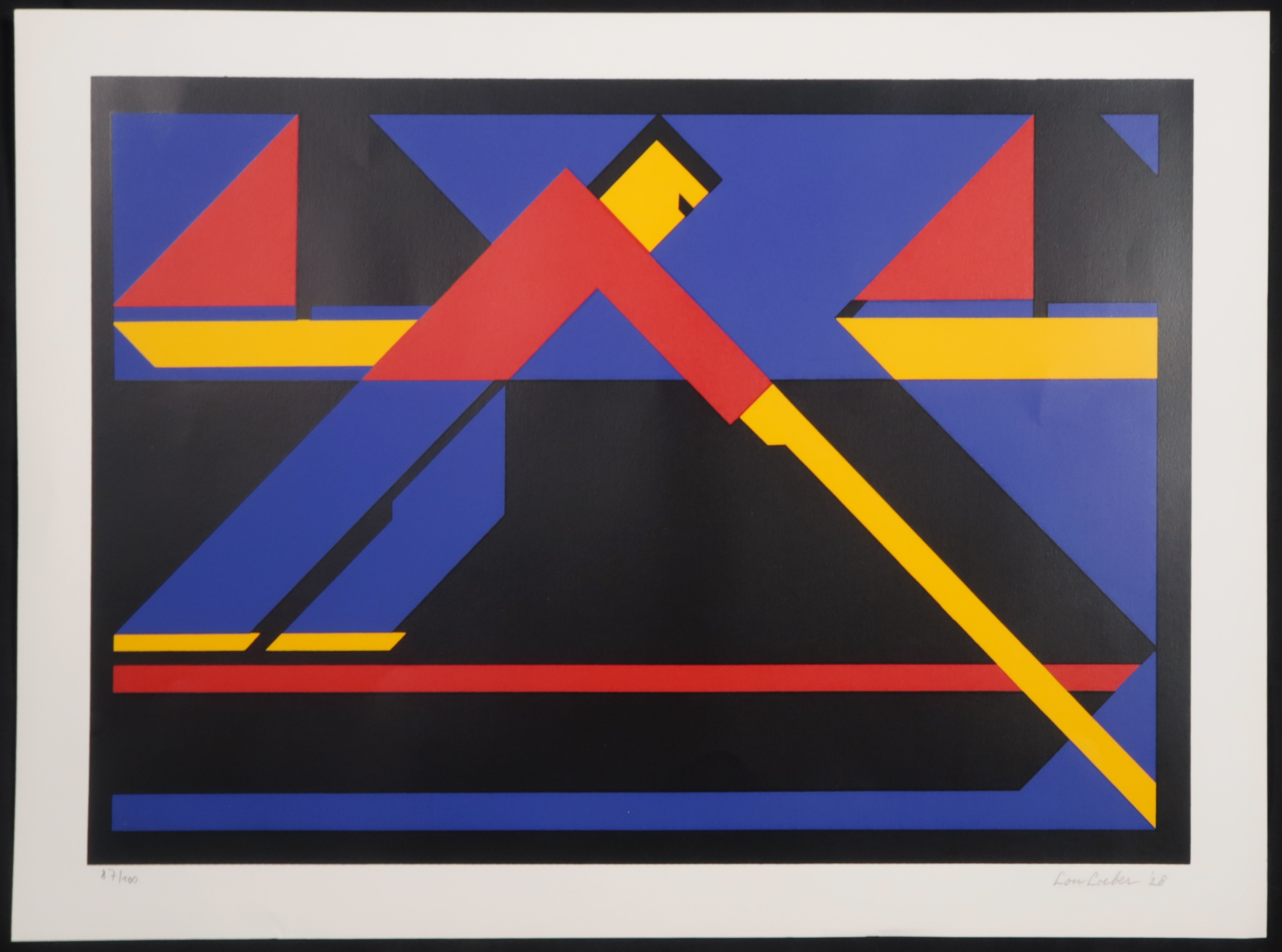 Lou Loeber - Zeefdruk, Boote kopen? Bied vanaf 150!