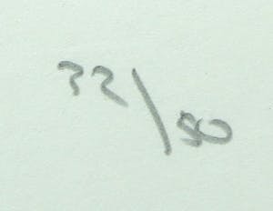 Gerard 't Hart - Zeefdruk, Zonder titel - Ingelijst kopen? Bied vanaf 1!