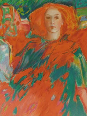 Claudia Steine - Lady in Red I kopen? Bied vanaf 22!