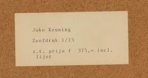 Joke Keuning - Tulpen kopen? Bied vanaf 75!