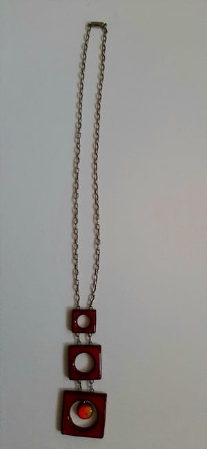 Curiosa - Vintage sieraden - 3 stuk -glas,keramiek kopen? Bied vanaf 1!