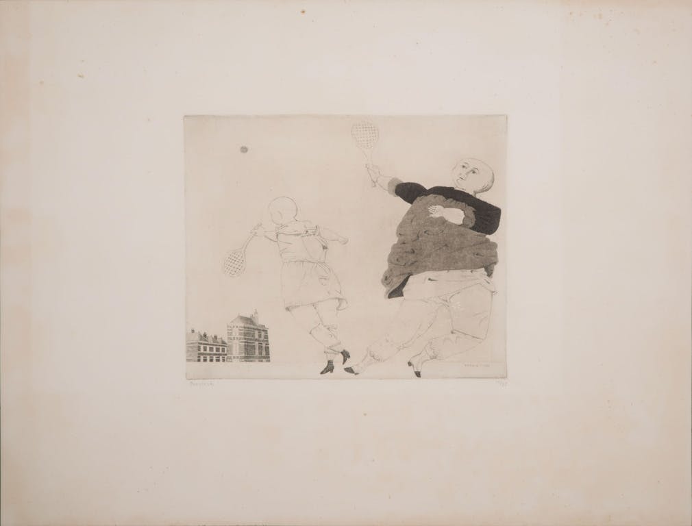 Herman Berserik - Herman Berserik: Ets, Tennis kopen? Bied vanaf 35!