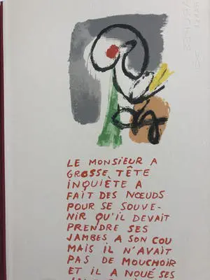 Christian Dotremont - Leporello van 14 bladen poëzie van Dotremont met tekeningen van Corneille kopen? Bied vanaf 325!