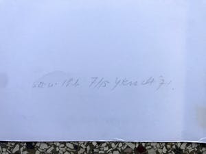 Yvonne Kracht - Kleine Oplage 7/15 - Handgesigneerd / 1971 kopen? Bied vanaf 55!