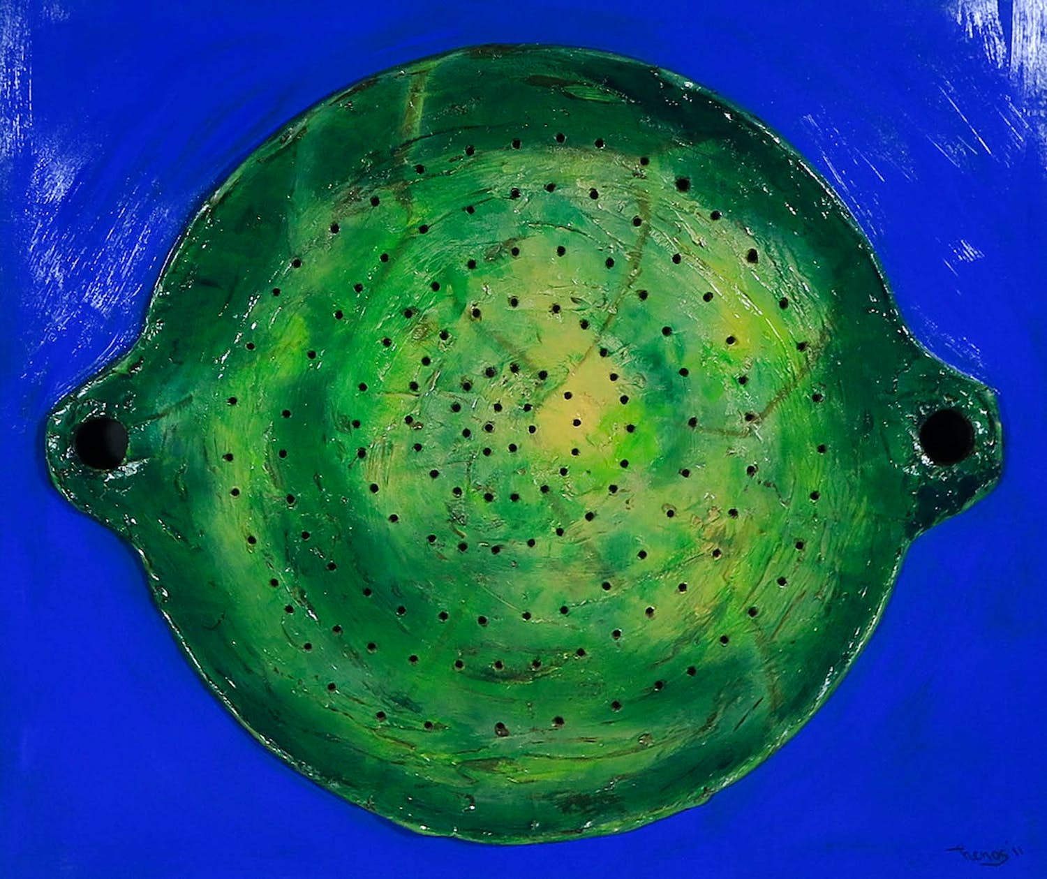 Pim Lenos - Gemengde techniek op paneel, Zonder titel (Groot) kopen? Bied vanaf 1!