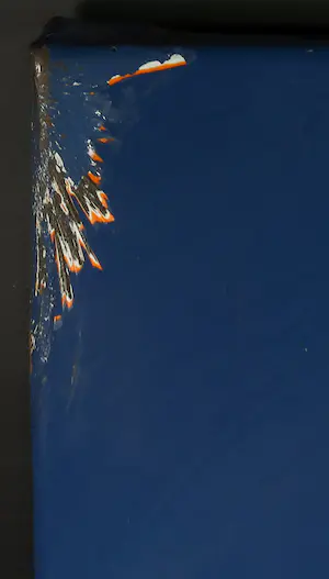 Cyril Lixenberg - Tweeluik van emaille op staal, Geometrische compositie kopen? Bied vanaf 250!