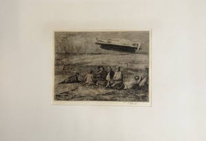 Ed Merk - Bewerkte collage van oude gravures -Inconvenient kopen? Bied vanaf 1!