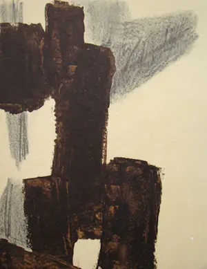 Pierre Soulages - Peinture sur papier - Lithografie - 1962 - Gesigneerd en gedateerd kopen? Bied vanaf 240!