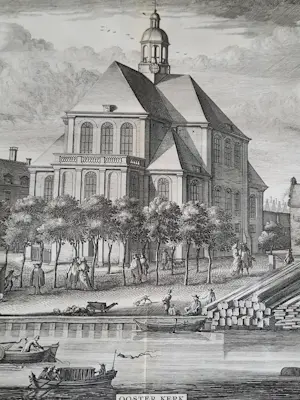 Caspar Commelin - Amsterdam, Oosterkerk- Wittenburgergracht, Commelin-1726 kopen? Bied vanaf 50!