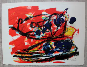 Karel Appel - Musique Barbare, volledige set (boek, LP, litho) kopen? Bied vanaf 395!