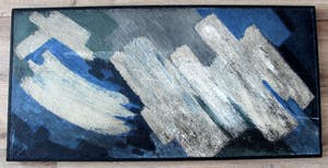 Piet Smissaert - Olieverf op board: Witte tekens kopen? Bied vanaf 295!