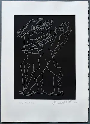 AcheterOssip Zadkine - L’invisible ennemi plaie d'argent au soleil? Enchérissez de 250!