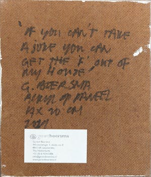 Gerard Boersma - If You Can't Take A Joke, You Can Get The Fuck Out Of My House kopen? Bied vanaf 140!