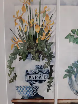 Albert A. Labordus - Bloemen in vazen en op schaal kopen? Bied vanaf 1!