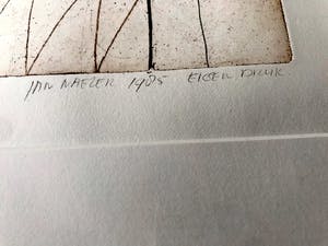 Jan Naezer - Eigen Druk - Handgesigneerd - Met aluminium Barth lijst & Passepartout - 1985 kopen? Bied vanaf 95!
