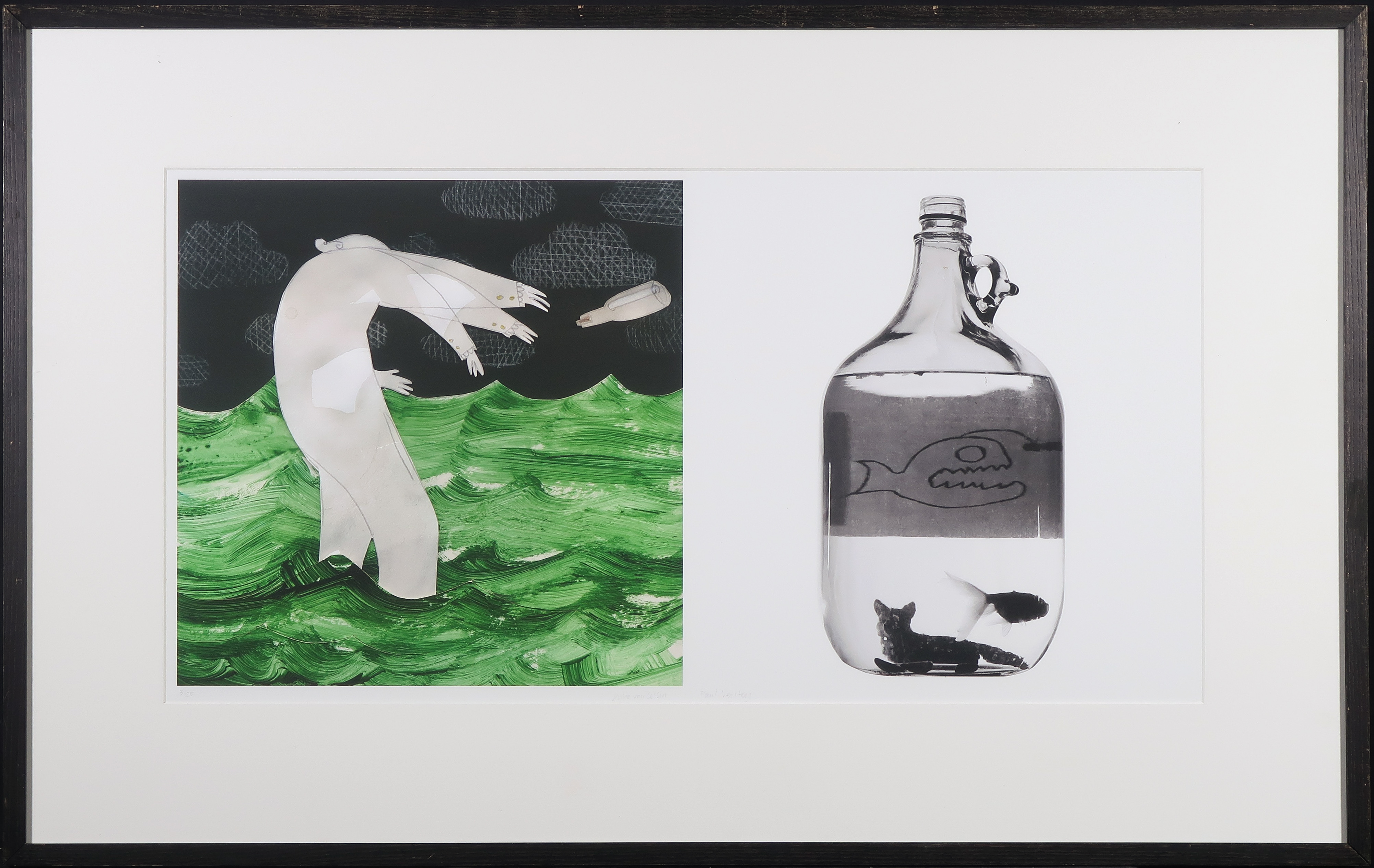 Paul Versteeg - (en Julie van Zessen) Foto, Vissers - Ingelijst kopen? Bied vanaf 20!