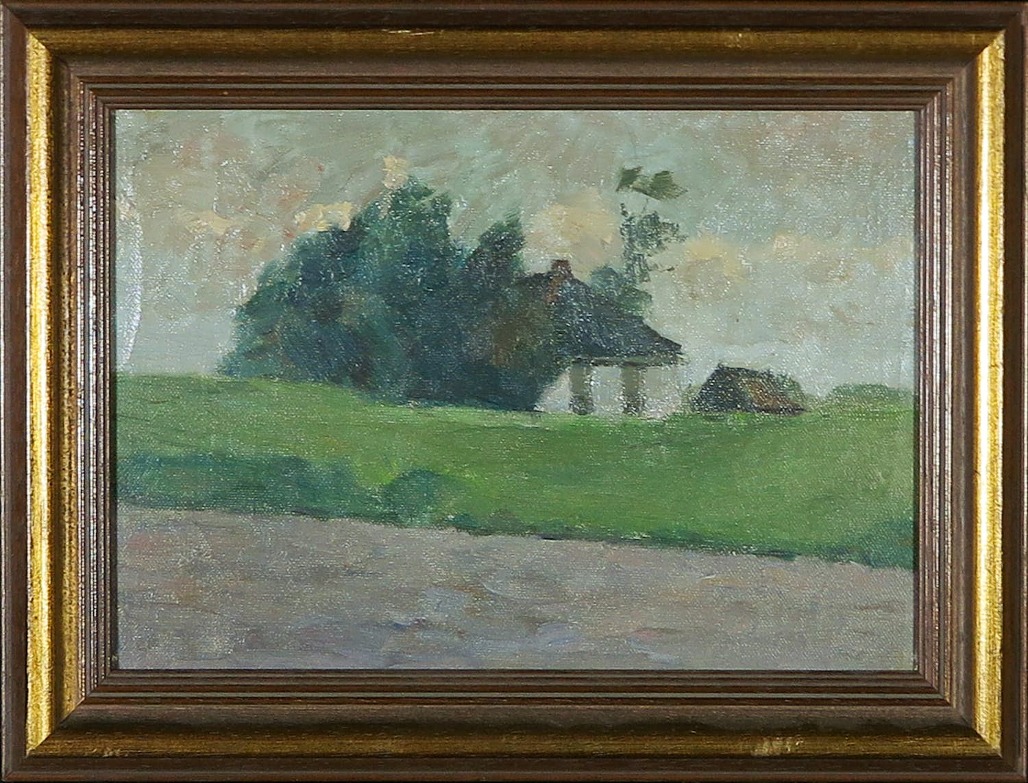 Johannes Ates - (toegeschreven aan), Olieverf op board, Boerderij kopen? Bied vanaf 1!