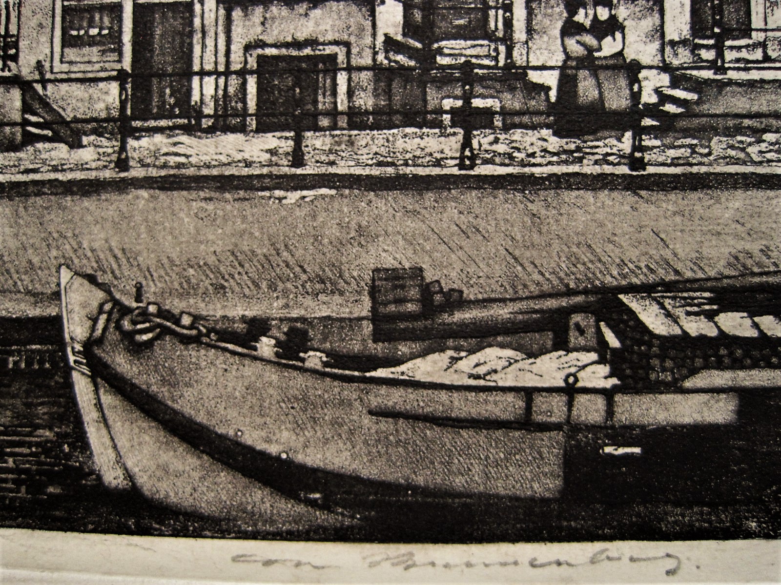 Cornelis Brandenburg - Amsterdam- de JodenHouttuinen en st Antoniesluis - gesigneerd kopen? Bied vanaf 1!