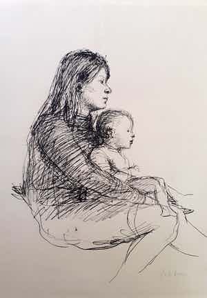 Aat Veldhoen - Lotje met Martijn verkocht voor € 45!