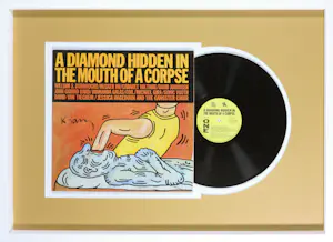 Keith Haring - Gesigneerde LP-hoes, A Diamond Hidden in the Mouth of a Corpse - Ingelijst kopen? Bied vanaf 1!