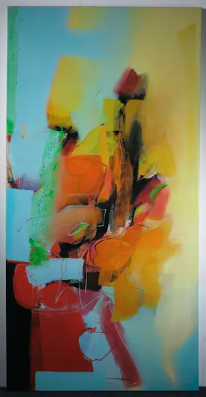 Pieter Vermeulen - Acryl op doek, Gestapeld (Zeer groot) kopen? Bied vanaf 250!