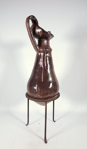 Peter von Hartsvelt Müller - Aardewerk, Oliestel (Groot) kopen? Bied vanaf 1!