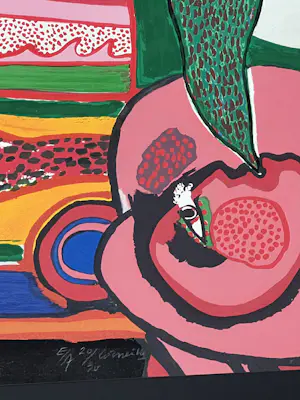 Corneille - Ingelijste litho Bain de Soleil / Zonnebaden, 1999 kopen? Bied vanaf 990!