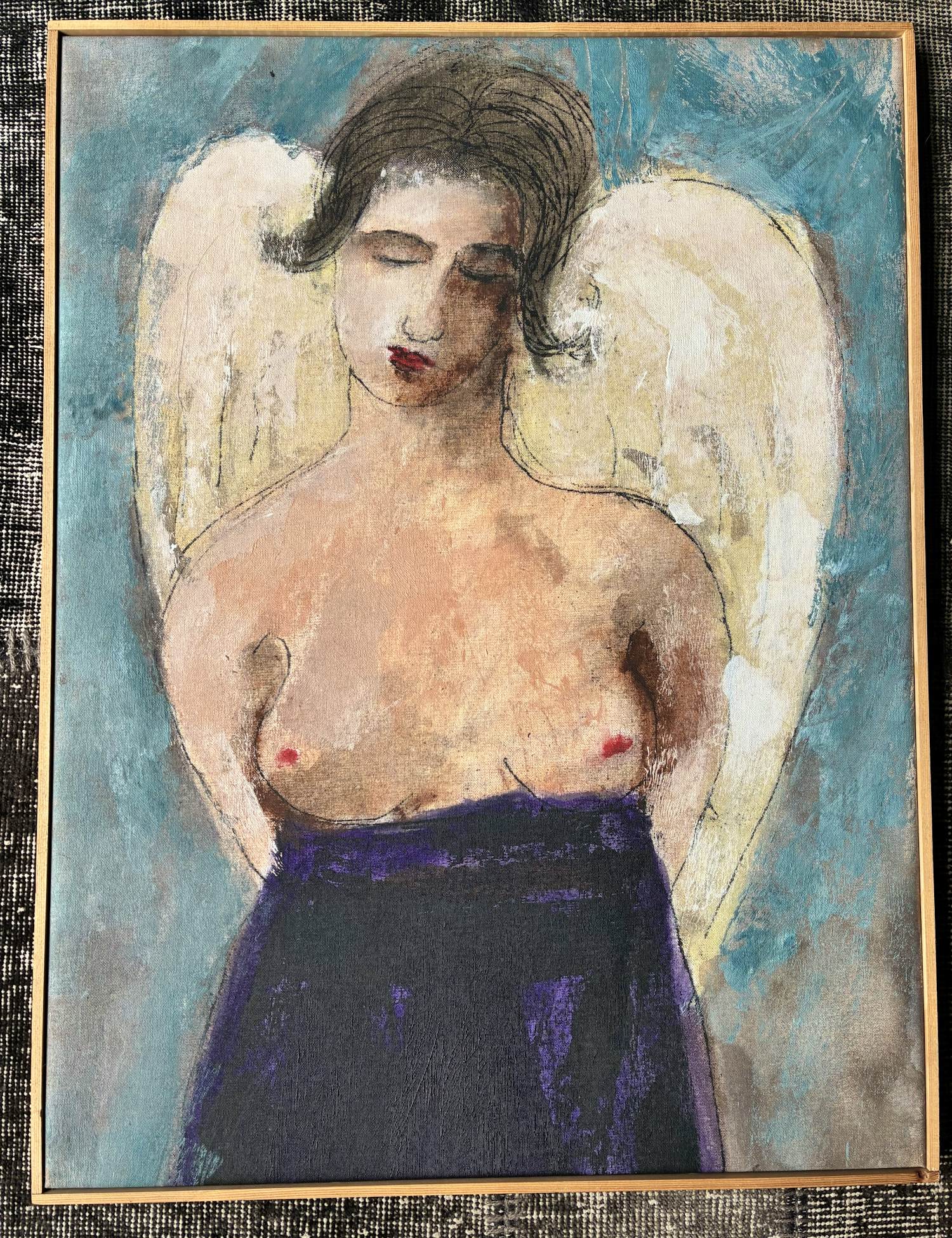 Wim Zurne - Blauwe engel kopen? Bied vanaf 800!