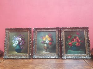 Tilly Moes - Drieluik bloemen in vaas kopen? Bied vanaf 100!