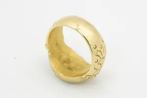 Massief 18 krt geel gouden Surinaamse vriendschaps-ring - herenmodel - kopen? Bied vanaf 460!