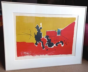 Constant - Japanese Love Call, litho (netjes ingelijst, groot) kopen? Bied vanaf 495!