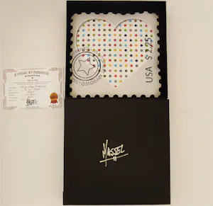 Ad van Hassel - POP-ART STAMP – DAMIEN LOVE kopen? Bied vanaf 100!