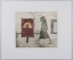 Trees de Vries - Ets en aquatint, Zonder titel - Ingelijst kopen? Bied vanaf 1!