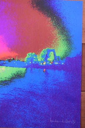 Henk van der Vet - De Hefbrug Rotterdam - 1987 kopen? Bied vanaf 60!