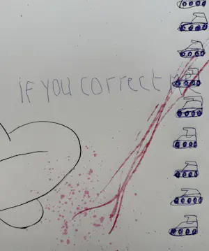 Geert Jan Jansen - gemengde techniek op papier | 'If you correct me kopen? Bied vanaf 100!