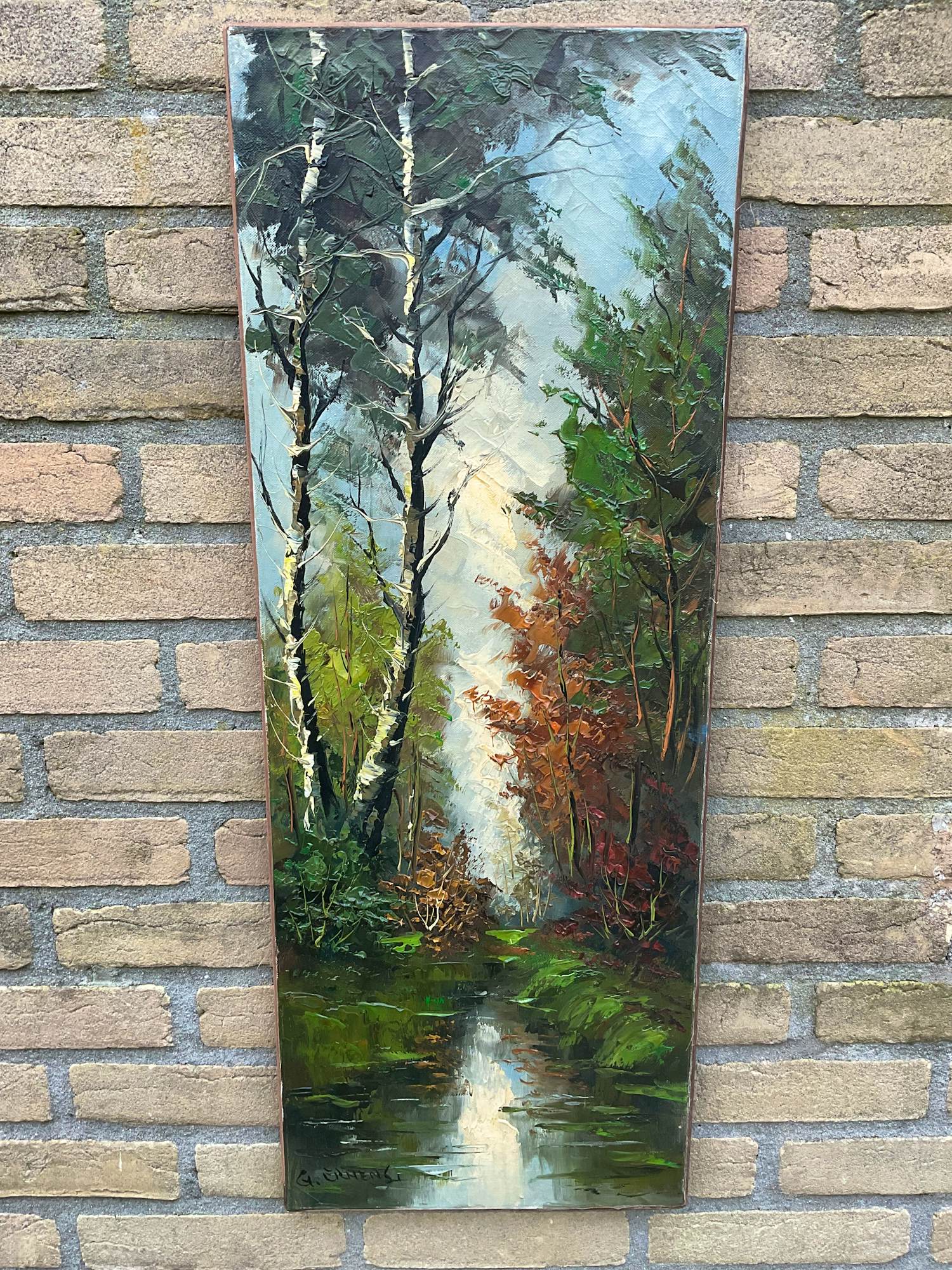 Gerardus Johannes Ernens - Bosbeek. kopen? Bied vanaf 125!